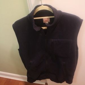 J. CREW Knit Wear ~ Gray Full Zip Vest w/ Zipper P